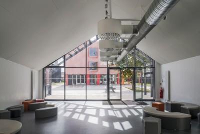 Bâtiment A du Lycée Charles Péguy à Gorges 