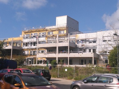 Bâtiment Cassiopée à Saint-Nazaire Travaux, septembre 2024