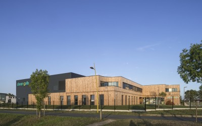 Nouveau bâtiment de production pharmaceutique Clean Cells à Boufféré 